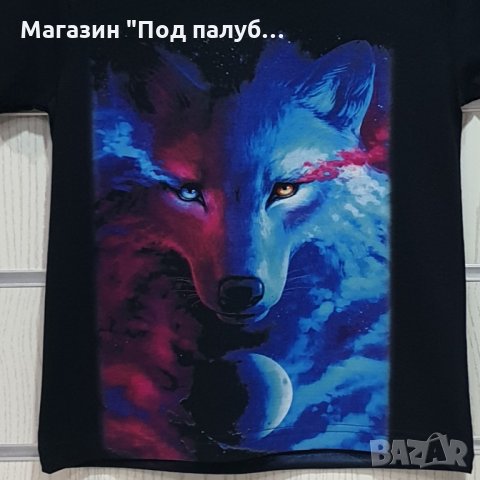 Нова детска тениска с дигитален печат Вълк, GALAXY WOLF, Серия вълци, снимка 5 - Детски тениски и потници - 29902481