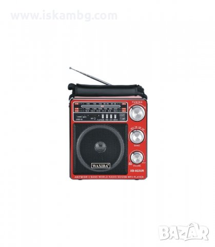 ПРЕНОСИМО РАДИО С ФЕНЕР И ПРЕЗАРЕЖДАЩА БАТЕРИЯ USB СЛОТ SD КАРТА AUX - код 922, снимка 5 - Радиокасетофони, транзистори - 34061418