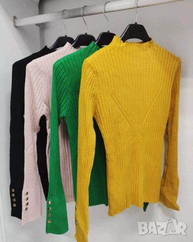 Едноцветни блузки рипс , снимка 3 - Блузи с дълъг ръкав и пуловери - 42362991