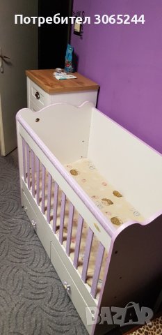 Бебешка кошара (легло) Dizain Baby със 100% кокосов матрак!, снимка 3 - Бебешки легла и матраци - 42594067