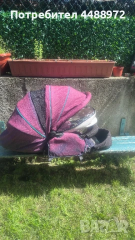 Бебешка коричка Chipolino Stella 2 в 1, снимка 4 - Детски колички - 50493206