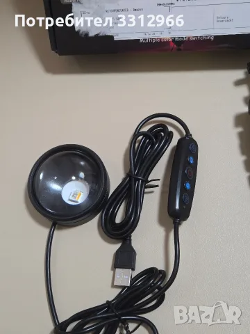 Чисто нова LED лампа залез / Rainbow Projector Lamp с гъвкав трипод и App контрол, снимка 3 - Лед осветление - 55978408