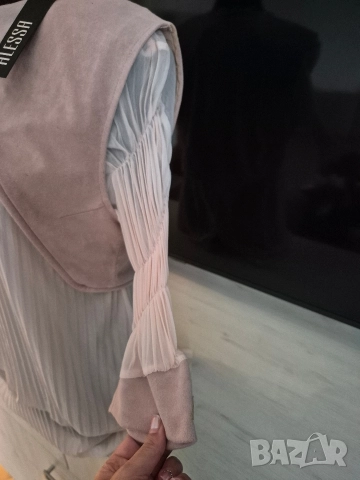 Нова риза + елек комплект топ на Алеса Alessa размер XL, снимка 8 - Ризи - 52868964