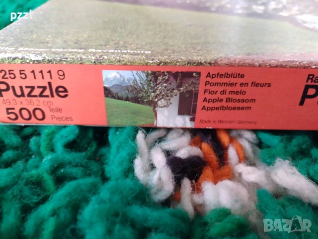 Пъзел "Apple Blossom” Ravensburger 1977г. 500 части, снимка 5 - Пъзели - 53966258