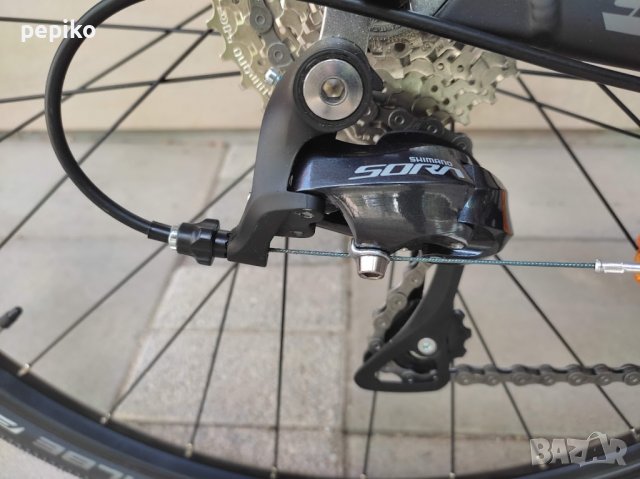 Продавам колела внос от Германия алуминиев спортен велосипед GRAVEL 29 цола пълен монтаж SHIMANO SOR, снимка 17 - Велосипеди - 37230724