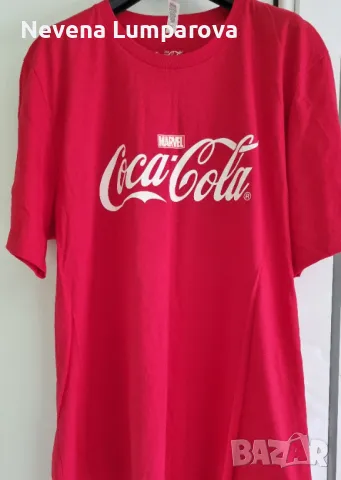 Червена тениска "Coca-cola- Marvel", снимка 1