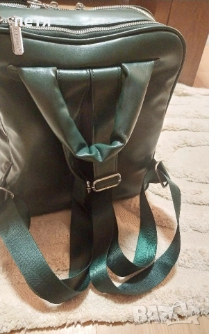 страхотна зелена раница , снимка 4 - Раници - 51596641