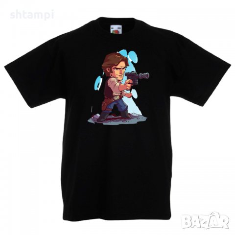 Детска тениска Star Wars Han Solo Star Wars,Игра,Изненада,Подарък,, снимка 2 - Детски Блузи и туники - 36666992