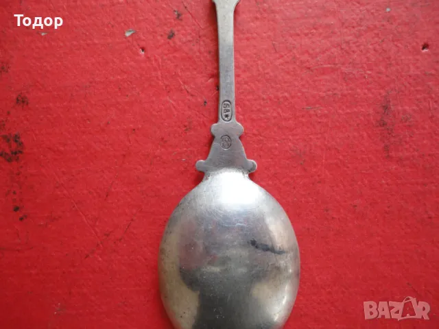 Страхотна старинна лъжичка J Henry, снимка 4 - Антикварни и старинни предмети - 48431319