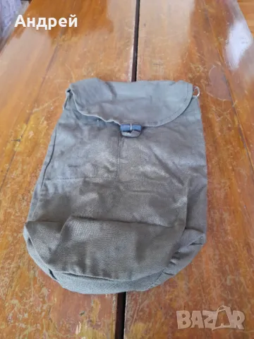 Стара брезентова военна чанта,сумка,чохъл