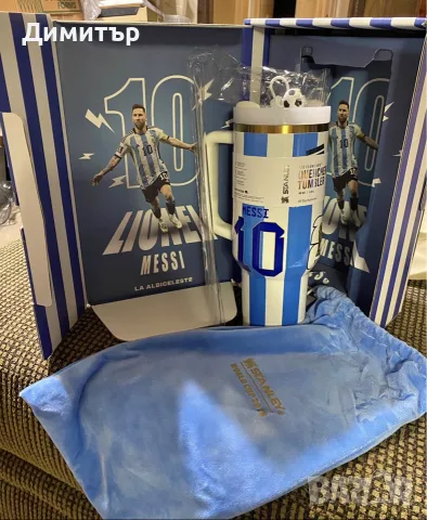 Limited Edition термос на Меси, снимка 3 - Футбол - 56229048