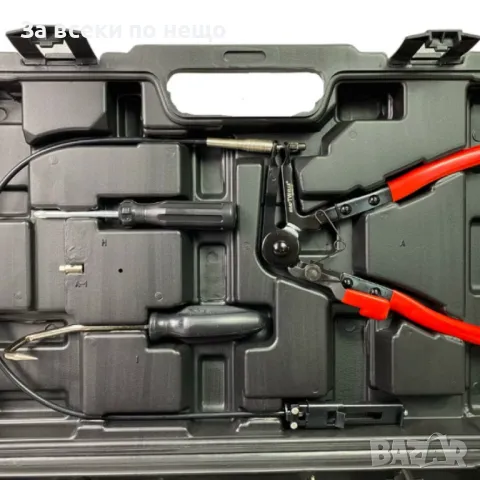 Клещи за скоби за водни съединения 9 части HAWEK, снимка 2 - Клещи - 50350476