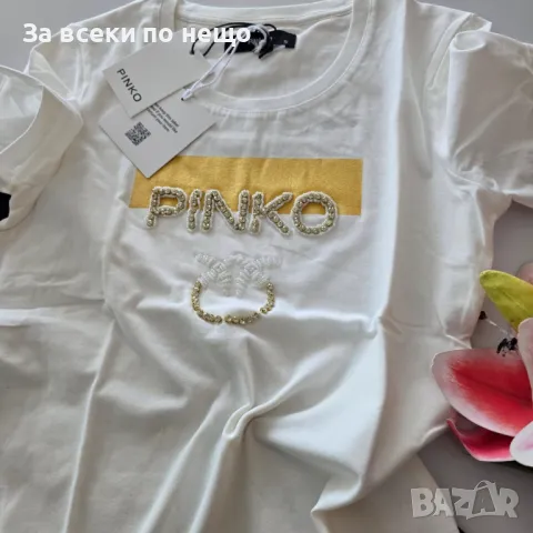 Комплект Дамски Промазан Еластичен Панталон И Дамска Тениска Pinko Код VL-23, снимка 4 - Комплекти - 49956984