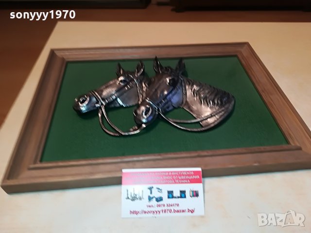 картина коне-внос германия 2208212031, снимка 7 - Антикварни и старинни предмети - 33890688