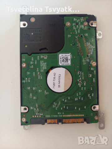 WESTERN DIGITAL 500 GB HDD, снимка 2 - Части за лаптопи - 44602224