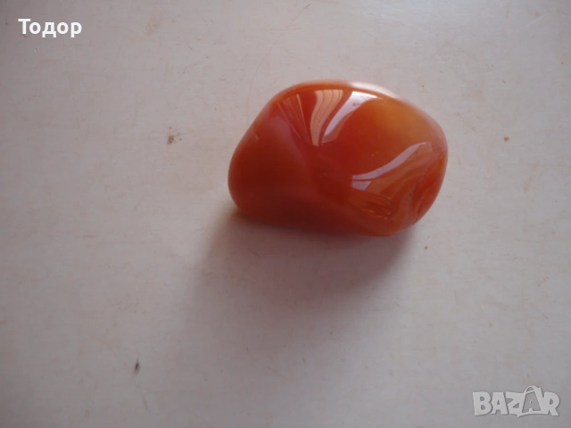 Полиран камък минерал корнеол 5, снимка 7 - Колекции - 53045497