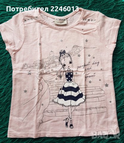 Блузки,клинчета и дънки за 3-4 годишни момиченца, снимка 4 - Детски Блузи и туники - 37036459