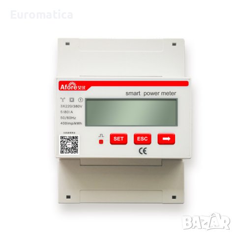 Ограничител за експорт на енергия - Afore Smart Meter - 50kW - трифазен