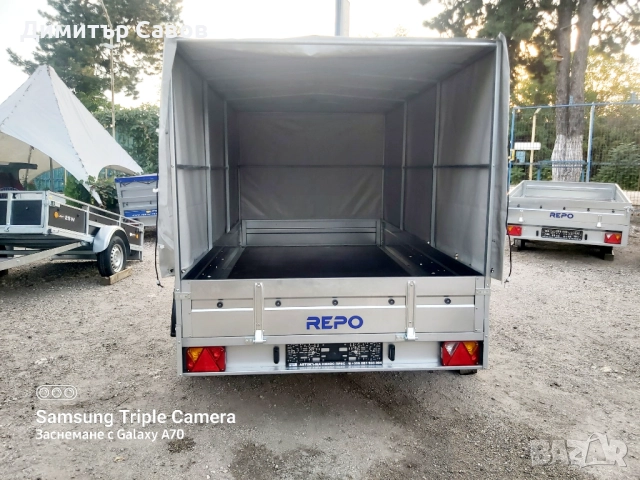 Туристическо ремарке Поп Индъстри с брезент и шпригли H-150, снимка 9 - Ремаркета - 51922008