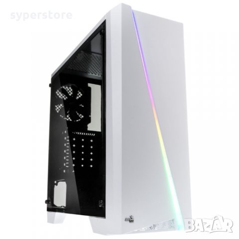 Кутия за компютър AeroCool Cylon PV10012.21 Бяла ATX Middle Tower RGB Подсветка, снимка 2 - Захранвания и кутии - 34005042