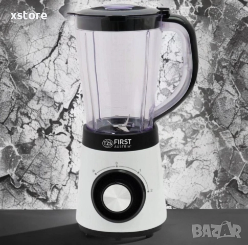 Блендер с мощност 500W, Пулс функция, 2 нива на скорост, 4 остриета от неръждаема стомана FIRST, снимка 4 - Блендери - 52595555