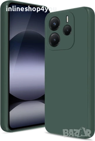 Матов Силиконов Кейс за Xiaomi Redmi Note 14 4G / 14s, снимка 4 - Калъфи, кейсове - 50825767