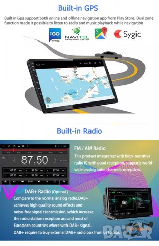 Мултимедия, Двоен дин, за Subaru Forester, Навигация, за Субаро, радио, плеър 9“, Android, 2 DIN  , снимка 4 - Аксесоари и консумативи - 38381117