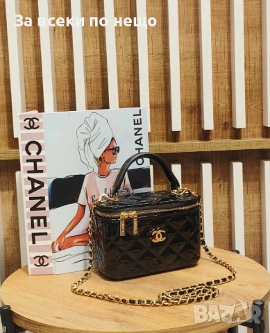 Chanel Дамска Чанта Тип Куфарче Шанел - Налични Различни Цветове Код SK12, снимка 7 - Чанти - 52461790