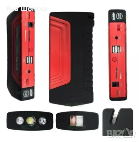 Jump Starter TM15 с компресор – 600A, Power Bank, стартер за автомобил, снимка 3 - Аксесоари и консумативи - 55792105