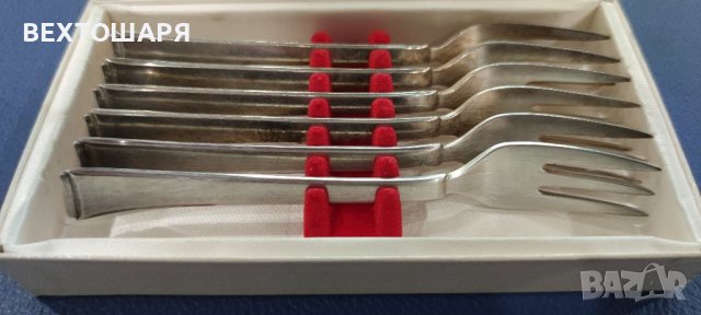 Немски Вилички Дълбоко Посребрени WMF , снимка 3 - Антикварни и старинни предмети - 38588957