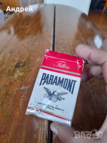 Кутия от цигари Paramont, снимка 3 - Колекции - 52940638