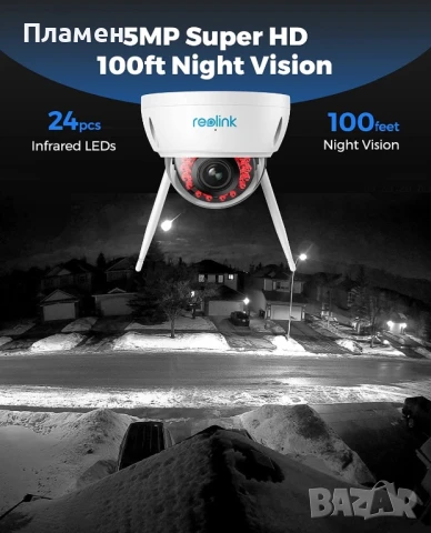 Камера Reolink RLV-422W , снимка 11 - IP камери - 51051384