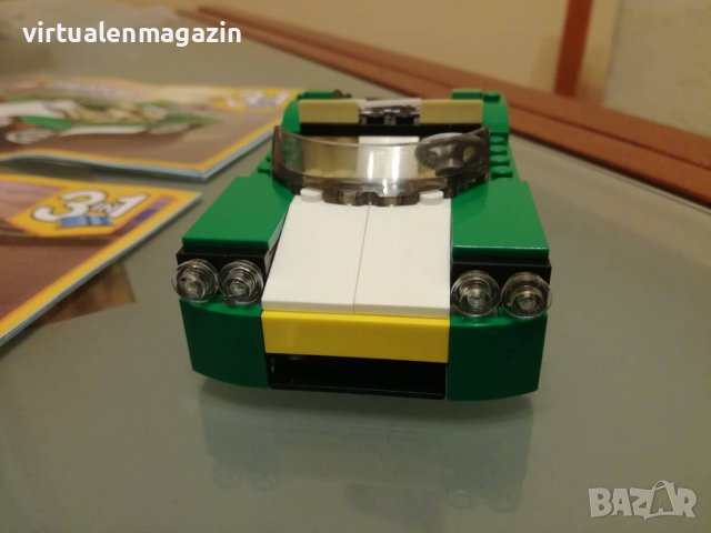Конструктор Лего - модел LEGO Creator 3 в 1: 31056 - Green Cruiser, снимка 6 - Конструктори - 37636136