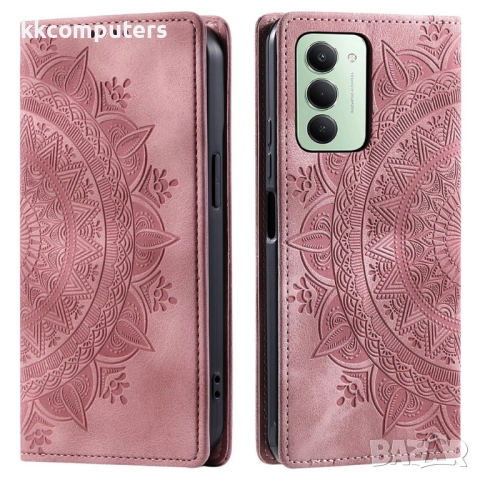 Кожен калъф-портфейл с Протектор за Xiaomi Redmi 15 5G/ 4G | Удароустойчив PU+TPU, Стойка, Магнитно , снимка 3 - Калъфи, кейсове - 51995383