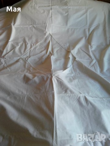 Бели торби с дупка отгоре, прекрасно едновремешно плътно хасе 100 % памук,  1,86м. / 2,20 м.   , снимка 3 - Спално бельо - 30051575