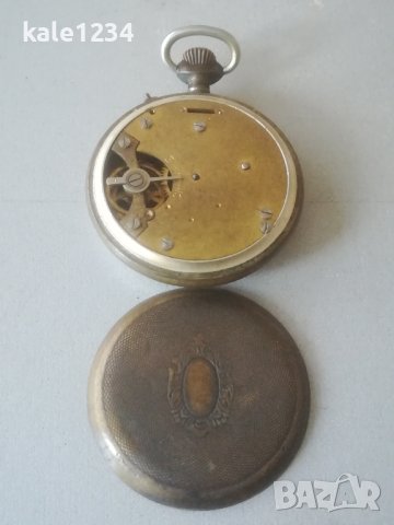 Джобен часовник. Vintage pocket watch. Механичен , снимка 4 - Мъжки - 44399860