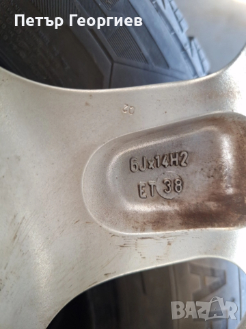 АЛУМИНИЕВИ ДЖАНТИ ЗА ФОЛКСВАГЕН МАЗДА ТОЙОТА ОПЕЛ -4Х100-14 цола, снимка 6 - Гуми и джанти - 52971135