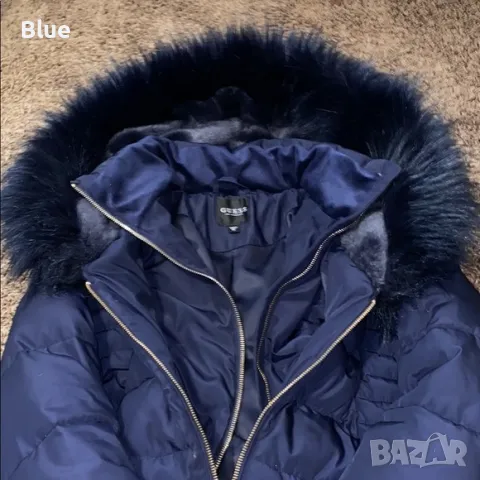❤️ Пухено яке GUESS като НОВО! 👌, снимка 4 - Якета - 47751400