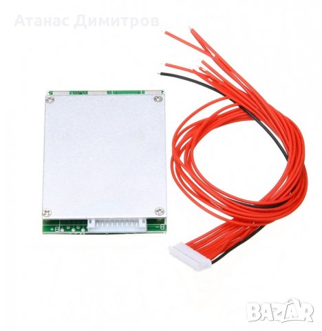 10S BMS 42V 35A, защитна платка с балансно зареждане, PCB BMS board, снимка 1