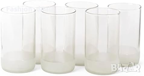 Нов комплект от 6 броя Устойчиви чаши за вода коктейли сокове Екологични чисти, снимка 3 - Чаши - 42256406
