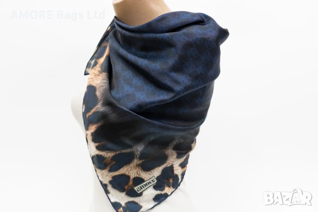 Елегантен дамски шал AMORE Carlotta, 90смх90см, снимка 2 - Шалове - 50659622