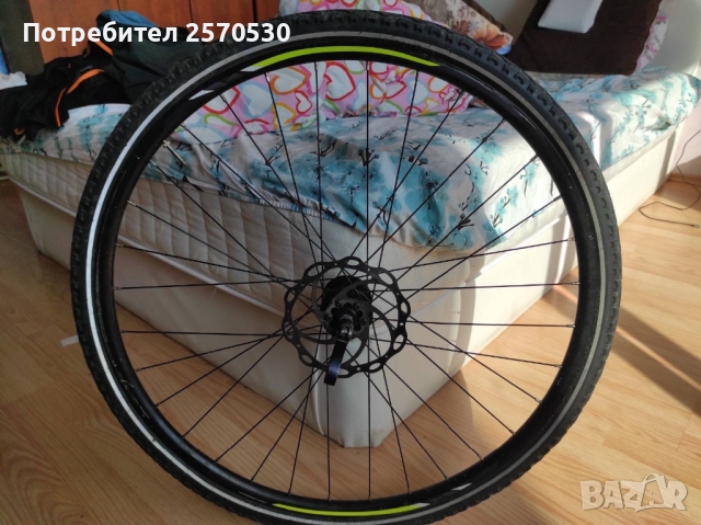 Капли28 с гуми диск и QR центровани-комплект, снимка 5 - Части за велосипеди - 44790924