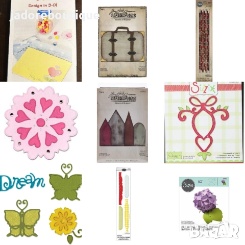 Щанци за изрязване и релеф Sizzix Bigz/ Sizzlits различни видове