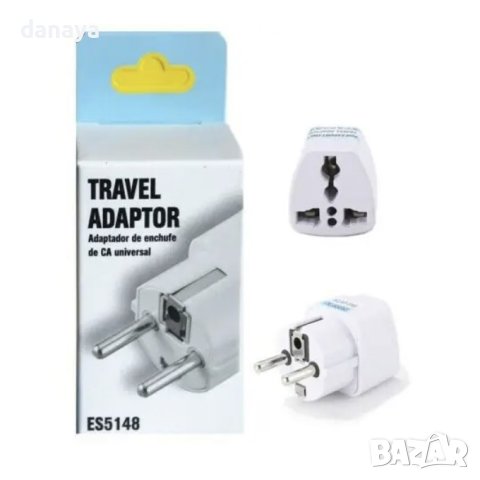 4525 Преходник UK-BG от английски към български контакт