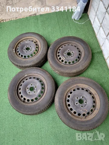 Гуми зимни с джанти 195х65х15 5х112 за audi,vw,skoda
