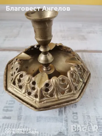 Свещник плюс пепелник, снимка 1