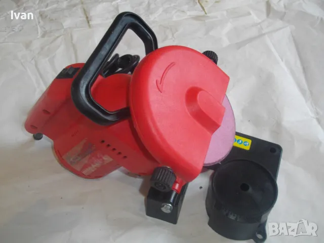 220 вата Немска електрическа МАШИНА ЗАТОЧВАНЕ ВЕРИГИ със забележка искрене ATIKA, снимка 13 - Други инструменти - 47421892