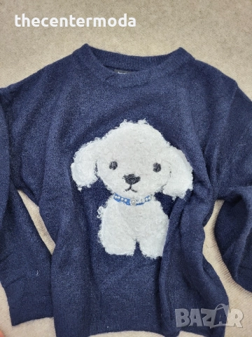 Мек пуловер в два цвята 