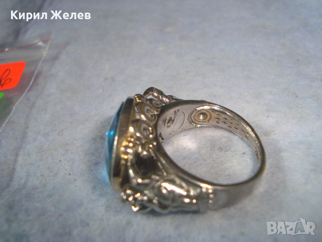 ПОСРЕБРЕН или СРЕБЪРЕН КРИСТАЛЕН ФЕШЪН АРТ ПРЪСТЕН с ПЕЧАТ S925 - 26618, снимка 15 - Пръстени - 36421003