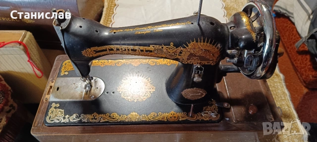 Стара шевна машина , снимка 2 - Антикварни и старинни предмети - 54154999